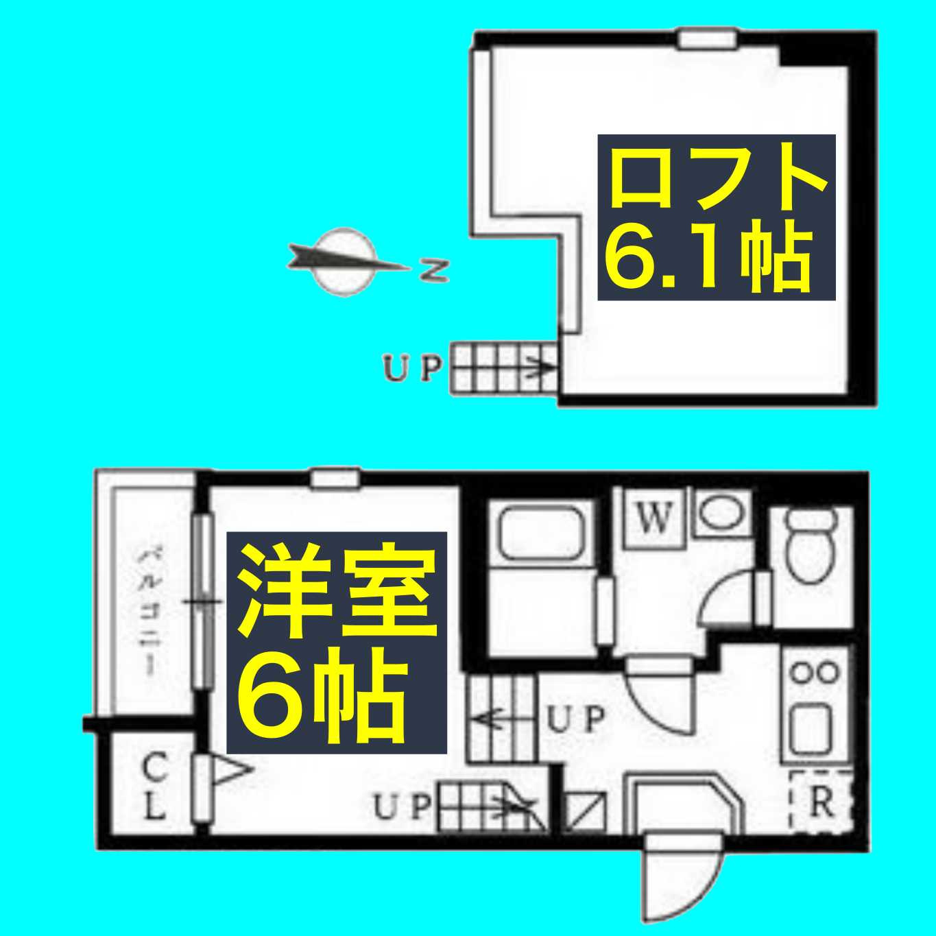 ハーモニーテラス佐古前町Ⅱの間取り