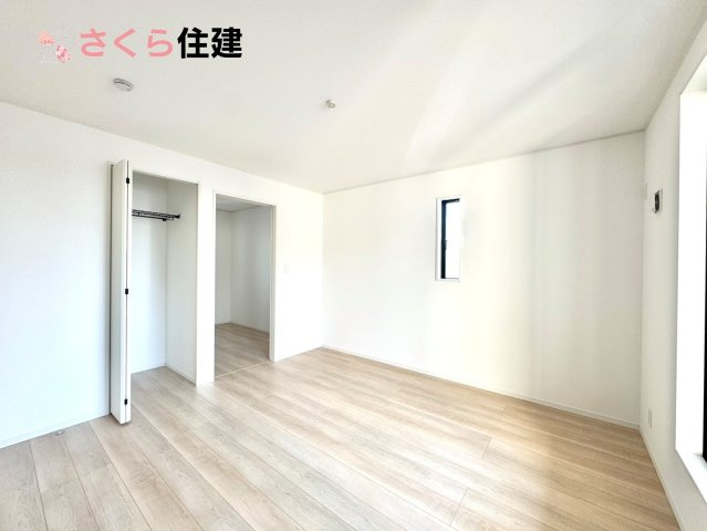 クレイドルガーデン　宇都宮市川田町第6　3号棟の洋室|広々とした洋室です♪お子様の成長に伴って増えていく荷物にも対応できます！
