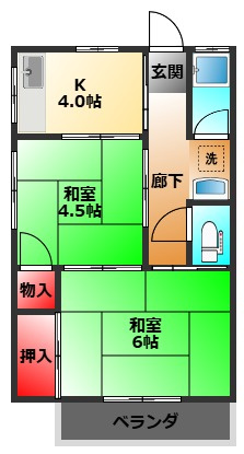 浜増文化の間取り
