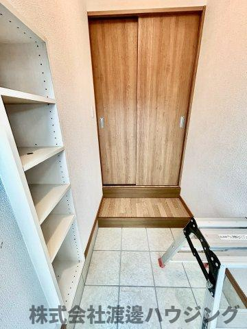 八雲北町平屋の玄関