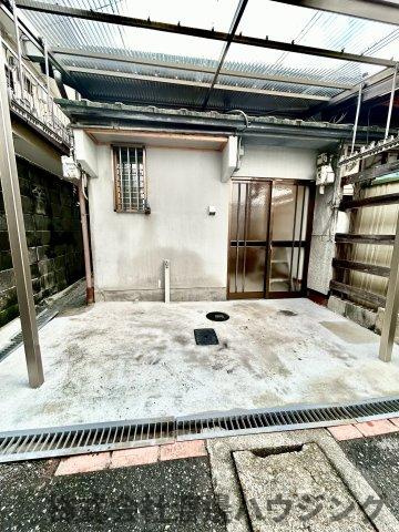 八雲北町平屋のバルコニー