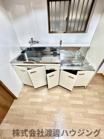 八雲北町平屋のキッチン