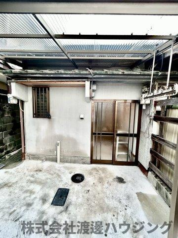 八雲北町平屋のエントランス