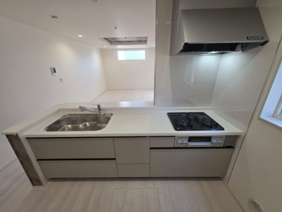 【キッチン】 | リーブルガーデン．S　深谷上柴町西第５　 | １号棟現地キッチン（2025年12月16日）撮影