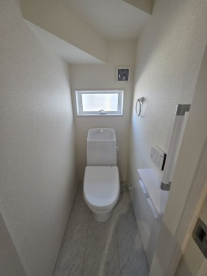 【トイレ】 | リーブルガーデン．S　深谷上柴町西第５　 | １号棟現地トイレ（2025年12月16日）撮影