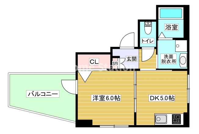 【間取り】 | ジュネス海老江