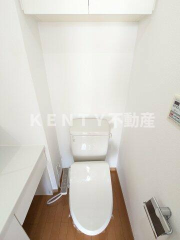 【トイレ】 | エムジー目黒駅前 | 清潔感のあるトイレです