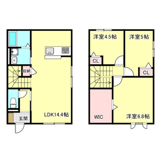 【間取り】 | 岩端町戸建　2