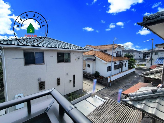 福岡市西区野方6丁目第19-1棟（1号棟）の展望|窓から緑が見える物件も魅力的です。