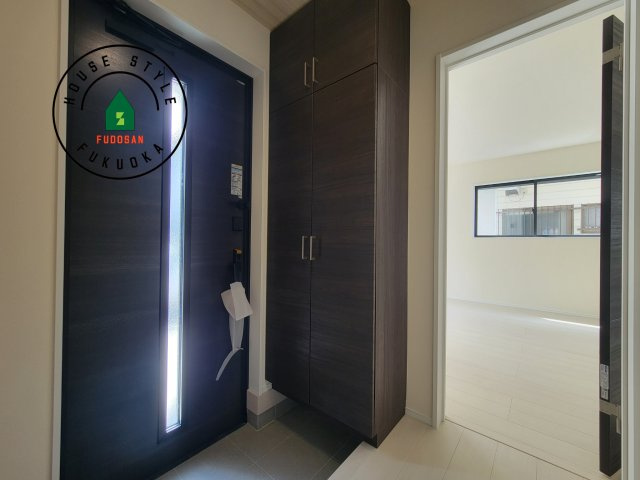 福岡市西区野方6丁目第19-1棟（1号棟）の防犯設備|二重ロックでしっかり防犯対策ができます。