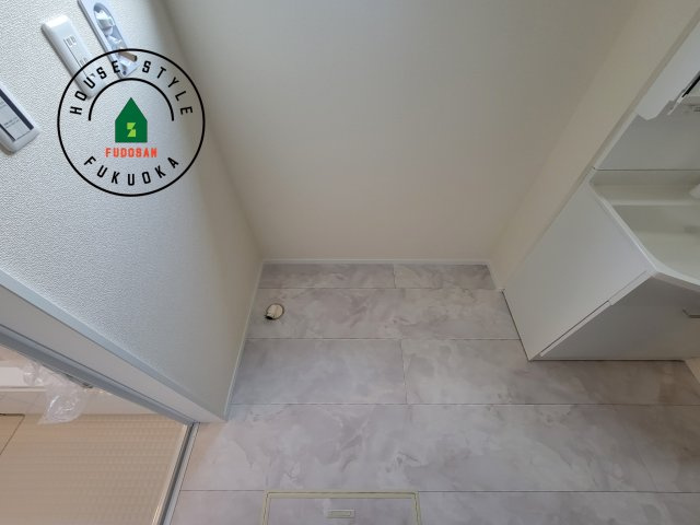 福岡市西区野方6丁目第19-1棟（1号棟）のランドリースペース|ランドリースペースとなります。広々して有効的にご使用できます。 