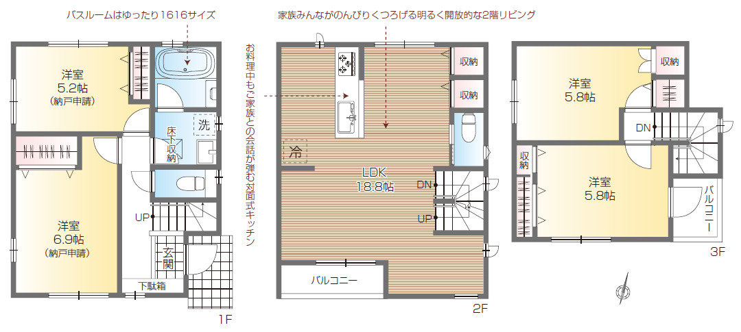 練馬区旭丘2丁目　敷地103ｍ2　魅力的な街の限定1棟の外観