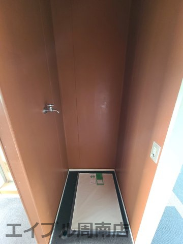 まつやハイツのその他|室内洗濯機置場です