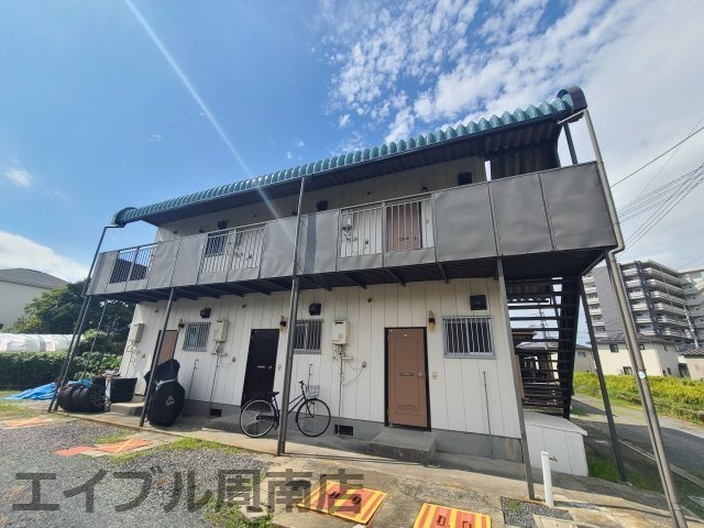 まつやハイツの外観|外観は落ち着いています