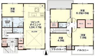 【間取り】 | 郡山市菜根3丁目新築一戸建て1棟