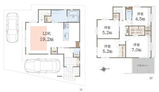 【間取り】 | 西宮市　神原　新築戸建