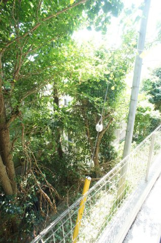 G・Aヒルズ白楽Ⅱのバルコニー