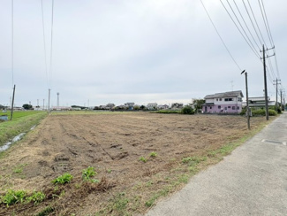 【外観】 | 川越市鹿飼　建築条件なし売地　西武新宿線『本川越駅』5.7ｋｍ　【芳野小学区】
