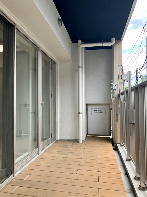 クリオ片瀬江ノ島のバルコニー