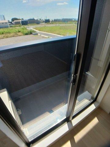 アベニールＦのバルコニー