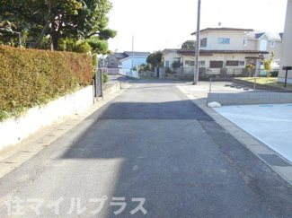 【前面道路含む現地写真】 | 郡山市富田町猪鹿野久保新築一戸建て1棟 | 前面道路含む現地写真です
