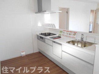 【キッチン】 | 郡山市富田町猪鹿野久保新築一戸建て1棟 | きれいなキッチンです