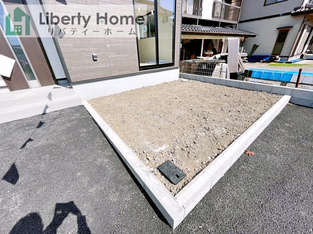 常総市新石下第8　新築戸建　2号棟の庭