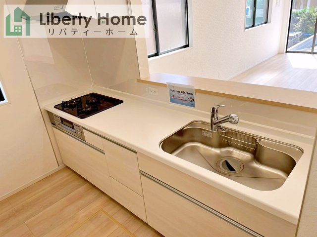 常総市新石下第8　新築戸建　2号棟のキッチン