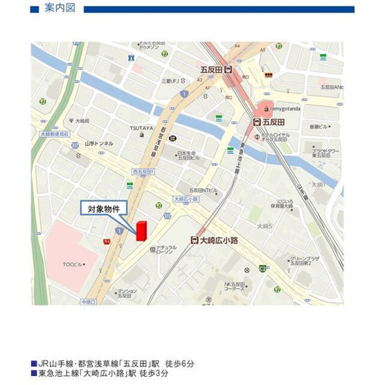 【地図】 | ＴＫ五反田ビル |  