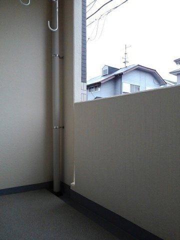 ジェル　メゾンのバルコニー