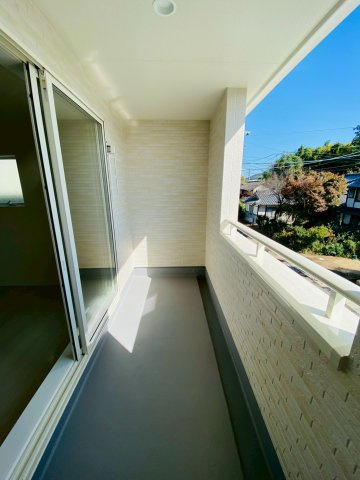 リーブルガーデン／北区龍田第四／1号棟のバルコニー
