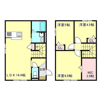 【間取り】 | 岩端町戸建　4