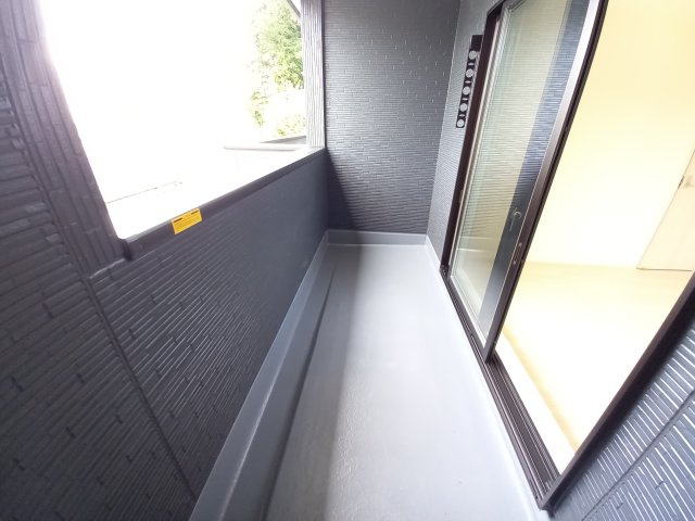 水戸姫子　４期のバルコニー|晴れた日はたくさんの洗濯を干すことが出来てバルコニーが広いのは魅力的です～♪