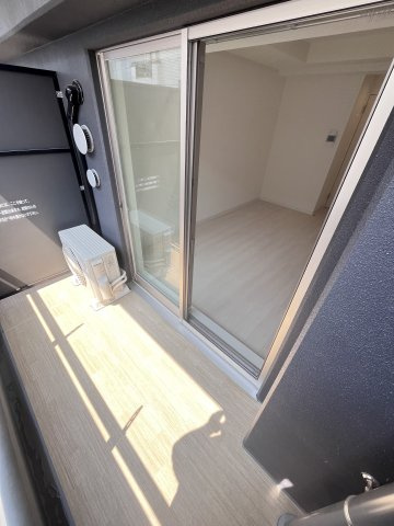 大阪市城東区東中浜２丁目の賃貸マンションのバルコニー