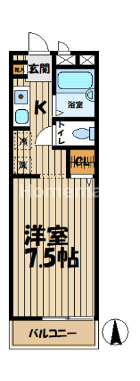【間取り】 | セティオ　二番館