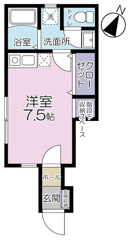 Noel太子堂　新築　角部屋　ネット0　TVドアフォンの間取り