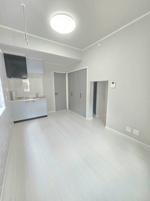 Noel太子堂　新築　角部屋　ネット0　TVドアフォンの居間・リビング