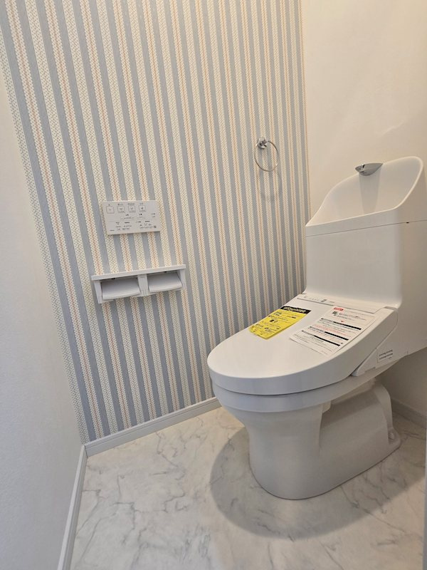 Noel太子堂　新築　角部屋　ネット0　TVドアフォンのトイレ