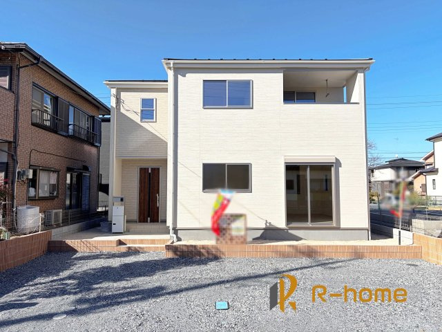 第1阿見町実穀　新築戸建て　1号棟の外観パース|2025年12月完成予定！近隣の同仕様完成物件をご見学いただけます♪