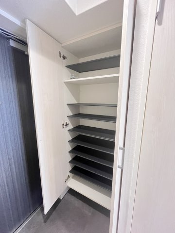 大阪市城東区東中浜２丁目の賃貸マンションの玄関