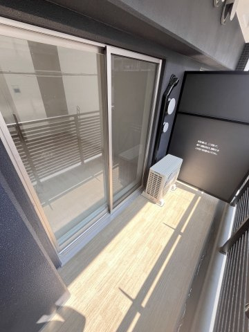 大阪市城東区東中浜２丁目の賃貸マンションのバルコニー