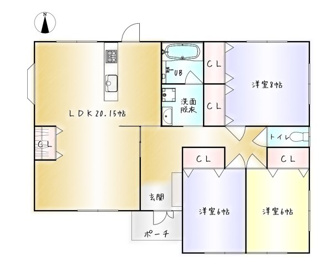 【間取り】 | 鹿屋市笠之原町　中古戸建