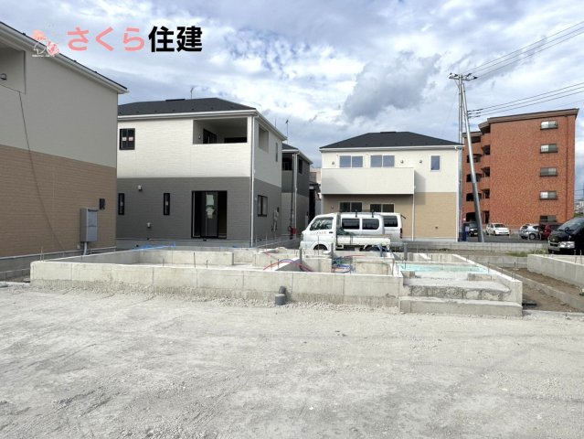 クレイドルガーデン　宇都宮市川田町第6　4号棟の外観|4号棟　只今建設中！防犯カメラ付き住宅♪周辺環境好立地です。詳細はお気軽にお問い合わせください。
