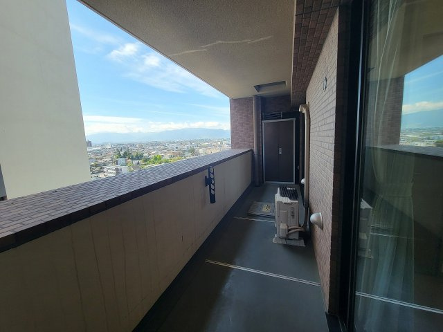 ガーデンハイツ松本本庄のバルコニー