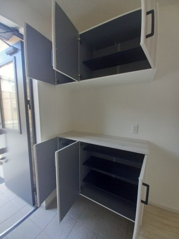 水戸市笠原町2期の収納|シューズボックスは家族全員の靴が収納でき、いつでも玄関はすっきり！