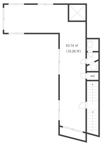 巣鴨桜並木通りビルの間取り