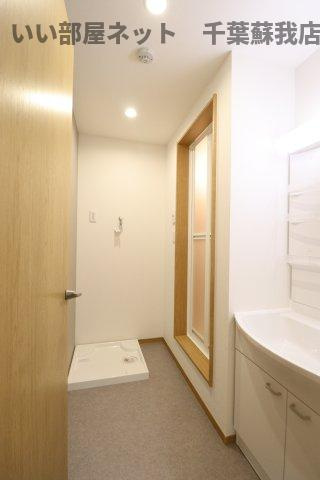 ミリアビタ長洲の洗面所|コンパクトで使いやすい洗面所