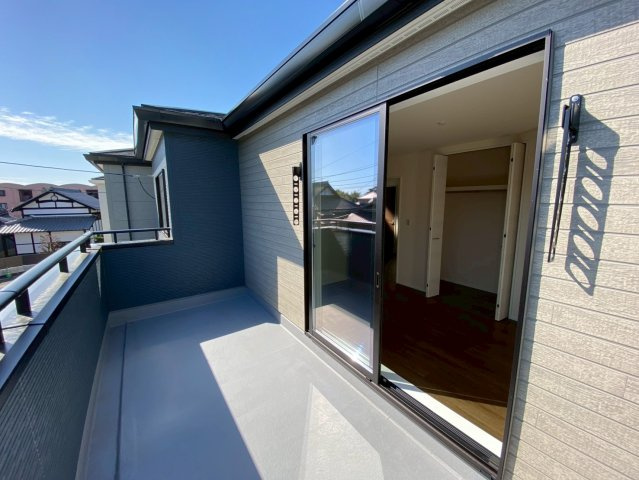 リーブルガーデン／北区龍田第四／3号棟のバルコニー