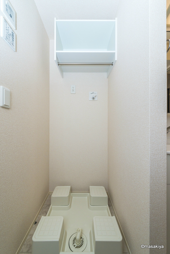 サン・シエルの洗面所|室内洗濯機置き場