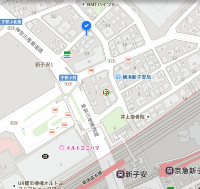 ガーディアン横濱　Ｂの地図